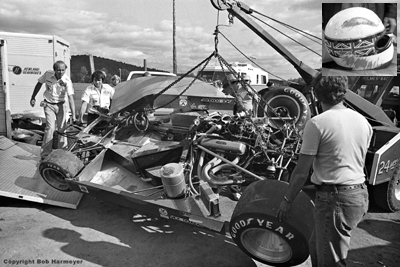 redman brian crash mont am tremblant car 1977 jovite circuit lola fatal le rrdc chevrolet st honored april beach long